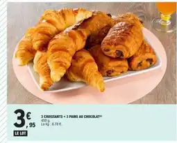 E.Leclerc 3 CROISSANTS + 3 PAINS AU CHOCOLAT offre