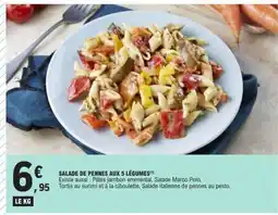 E.Leclerc SALADE DE PENNES AUX 5 LÉGUMES offre