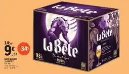 E.Leclerc Bière Blonde La Bête offre