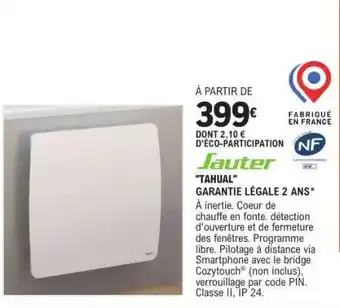 E.Leclerc Sauter 'Tahual' offre