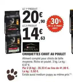 E.Leclerc CROQUETTES CHIOT AU POULET offre