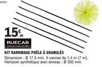 E.Leclerc KIT RAMONAGE POÊLE À GRANULÉS offre