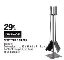 E.Leclerc SERVITEUR 3 PIÈCES offre