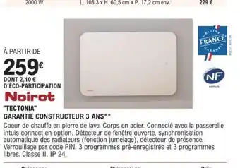 E.Leclerc Noirot 'Tectonia' offre