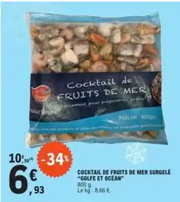E.Leclerc COCKTAIL DE FRUITS DE MER SURGELÉ “GOLFE ET OCÉAN” offre