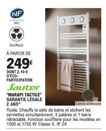 E.Leclerc Sauter Marapi Tactile offre
