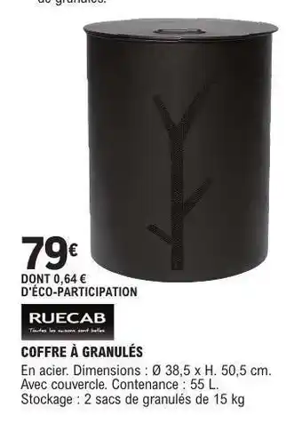 E.Leclerc COFFRE À GRANULÉS offre