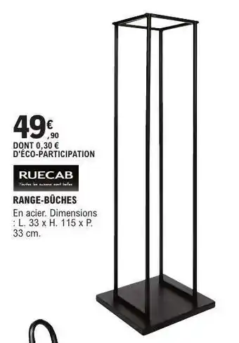 E.Leclerc RUECAB RANGE-BÛCHES offre