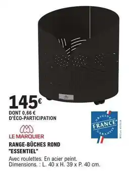 E.Leclerc RANGE-BÛCHES ROND ESSENTIEL offre