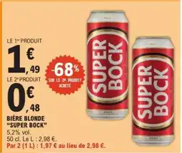 E.Leclerc Bière Blonde Super Bock offre
