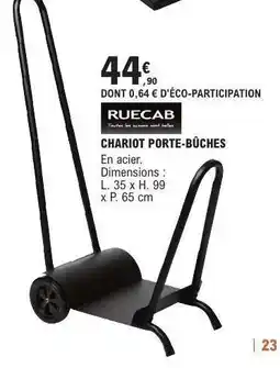 E.Leclerc CHARIOT PORTE-BÛCHES offre