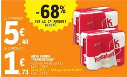 E.Leclerc Bière Blonde Kronenbourg offre