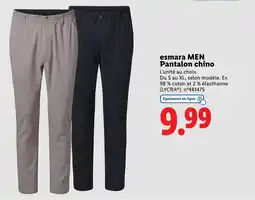Lidl esmara MEN Pantalon chino offre