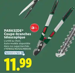 Lidl Parkside Coupe-branches télescopique offre