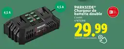 Lidl PARKSIDE Chargeur de batterie double offre
