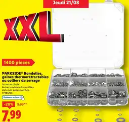 Lidl PARKSIDE Rondelles, gaines thermorétractables ou colliers de serrage offre