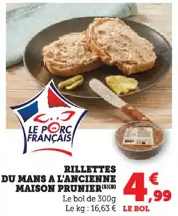 U Express Rillettes du mans a l'ancienne maison prunier offre