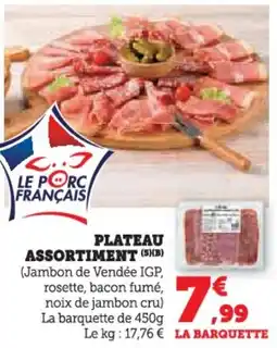 U Express Plateau assortiment offre