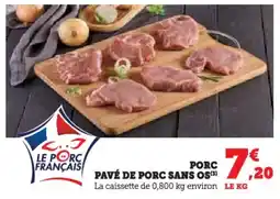 U Express Porc pavé de porc sans os offre