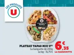 U Express Plateau tapas mix u offre
