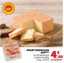 U Express Quart maroilles aop offre