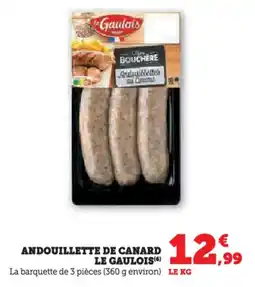 U Express Andouillette de canard le gaulois offre