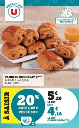U Express Pains au chocolat u offre