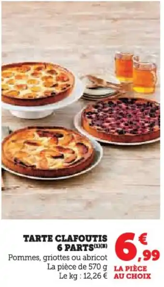 U Express Tarte clafoutis 6 parts offre