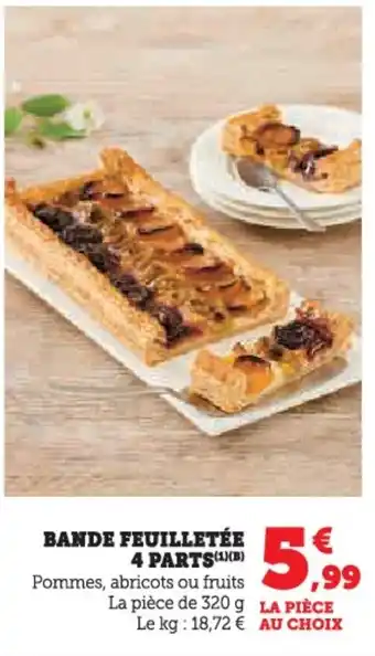 U Express Bande feuilletée 4 parts offre