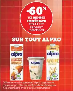 U Express Sur tout alpro offre