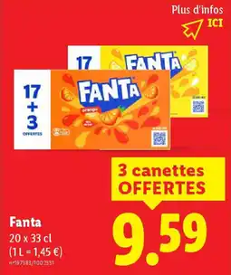 Lidl FANTA offre