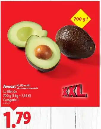 Lidl Avocat offre