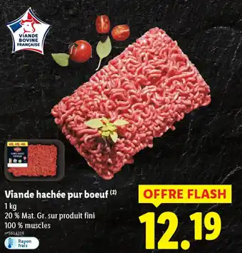 Lidl Viande hachée pur boeuf offre