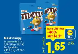 Lidl M&M's Crispy offre