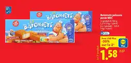 Lidl Batônnets poissons panés MSC offre