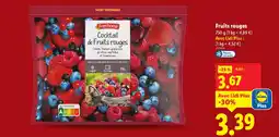 Lidl FRESHONA Fruits rouges offre