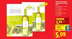 Lidl Côtes de Gascogne Chevalier de Fauvert IGP offre