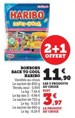 U Express Bonbons back to cool haribo offre