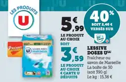 U Express Lessive doses u offre