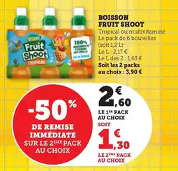 Bi1 Boisson fruit shoot offre