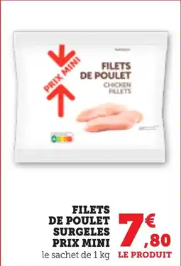 Bi1 Fillets de poulet surgeles prix mini offre