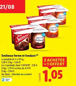 Lidl NESTLE Sveltesse ferme et fondant offre