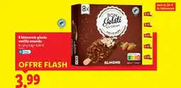 Lidl 8 bâtonnets glacés vanille amande offre