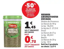 Bi1 Herbes aromatiques ducros offre