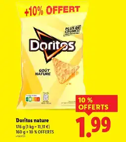 Lidl DORITOS nature offre
