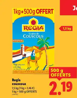Lidl REGIA couscous offre