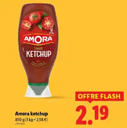 Lidl AMORA ketchup offre
