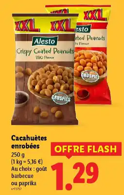 Lidl ALESTO Cacahuètes enrobées offre