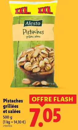 Lidl ALESTO Pistaches grillées et salées offre