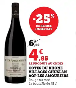 Bi1 Cotes du rhone villages chuslan aop les amouriers offre